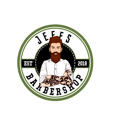 Barber Shop barber logo brand identity design logo animation logo design mockup design professional design