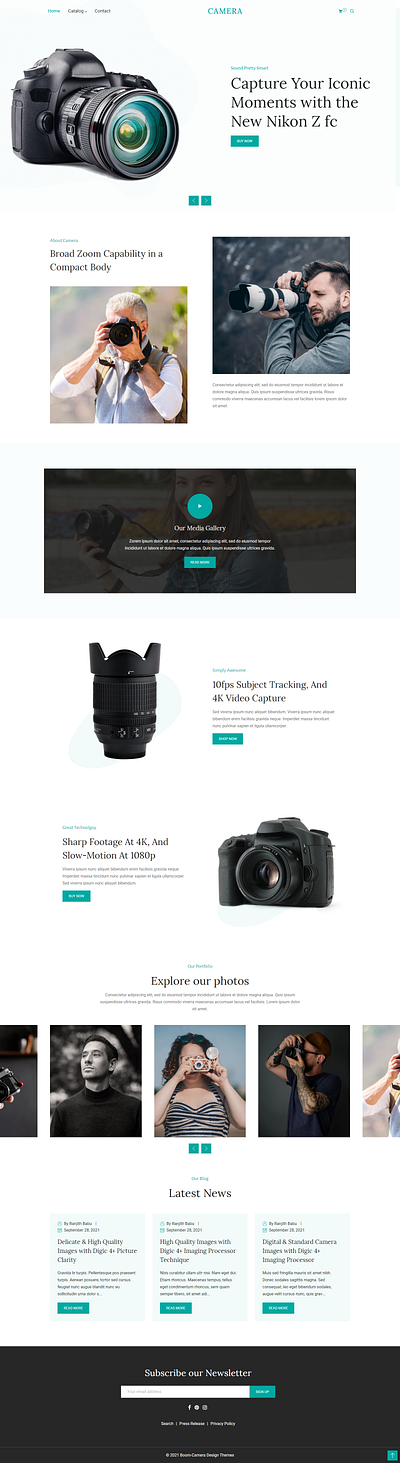 Boom-Camera Shopify Theme design ecommerce responsive shopify theme theme web design webdeveloper website website design