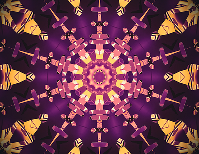 SUNSET INTEREST abstract digitalart ericfickes
