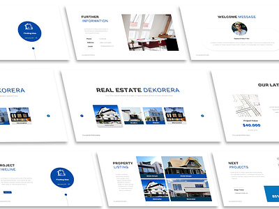 Real Estate Dekorera agent architecture brochure building business catalog city company construction corporate creative design