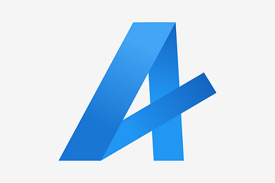 My New Logo A|α alpha desginer logo ui