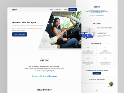 Landing Page 2 | Vaahaq dailyui design uidesign ux vaahaq