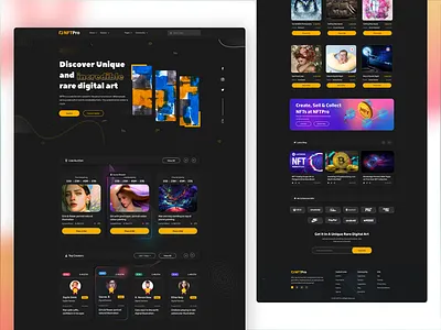 Naflab - NFT Marketplace HTML Template branding business design egenslab nft nftpro template themeforest ui ux webtemplate