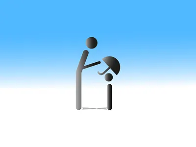 Daily Logo Challenge Day 4 branding child dailylogochallenge design family graphic design illustration logo parent vector