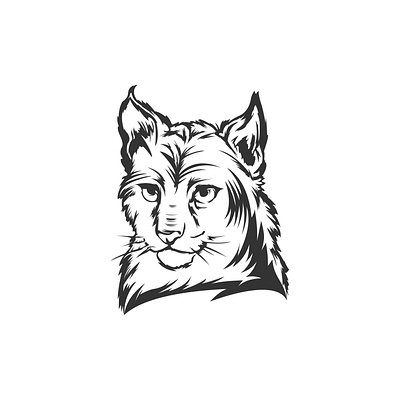 Cat Mascot Logo Design Vector game