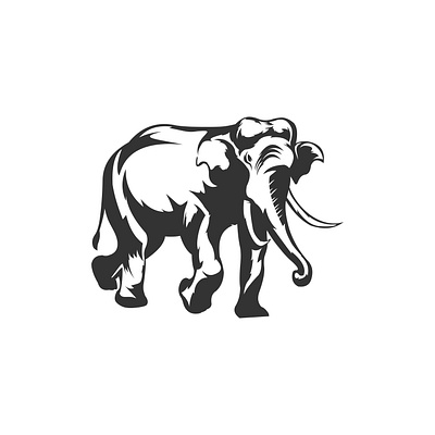 Elephant Logo Design Vector business