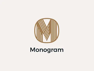 Mo Monogram branding business name craft design graphic design identity illustration instagram logo logo logo design logo template media monogram profrssional template vector work