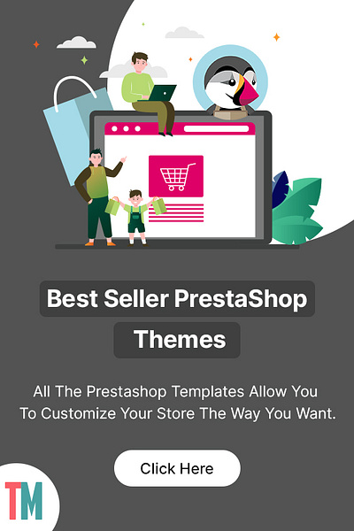 Best Seller PrestaShop Themes ecommerce prestashop templatemela themes