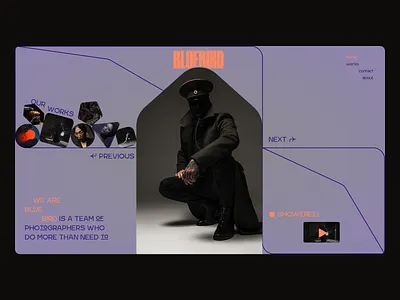 Blubird — Portfolio design brutal brutalism colors design grid interface math minimalism text typographic ui web website