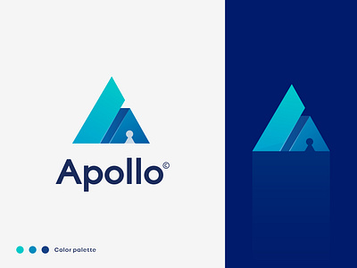 Apollo app icon app logo branding company logo concept geometric logo gradient grid logo l m n o p q r s t u v letter logo logo logo design logo designer logo mark minimal modern logo security software logo symbol technology