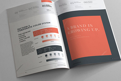 Brand Manual agency brand brand manual brandbook brochure catalog catalogue clean company corporate design graphic assets graphic design guide guidelines idenitity indesign logo manual proposal