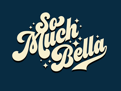 So Much Bella Records 60s logo 70s logo bold type brand identity branding french designer graphic design logo logo design logotype minimal music logo record label logo retro type script type so much bella type type design vintage type