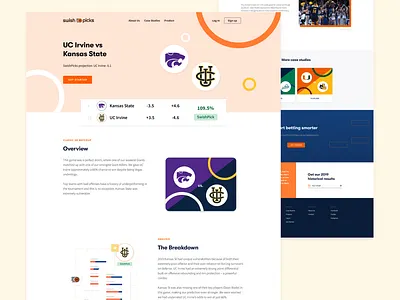 SwishPicks Case Study Page basketball case study college basketball landing page march madness sports sports betting