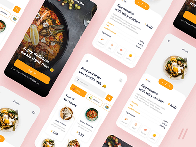 Food Delivery App animation app chef delivery delivery app design food food delivery meal menu mobile mvp online order purrweb react native startup ui ux vegetarian