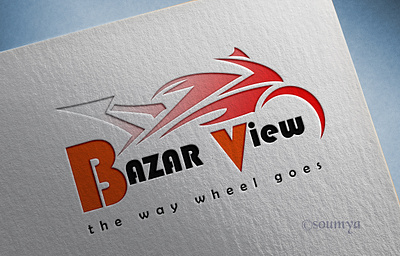 Bike Company Logo (Bazar View) design logo mockup