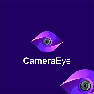 cameraeye logo design concept app branding design icon illustration logo typography ui ux vector