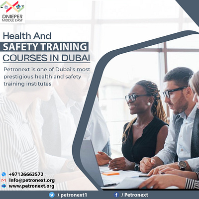 Health And Safety Training Courses In Dubai graphic design