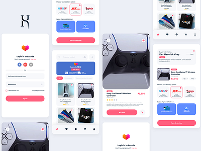 Lazada App UI Redesign figma lazada ph philippines photoshop redesign revamp shopping ui