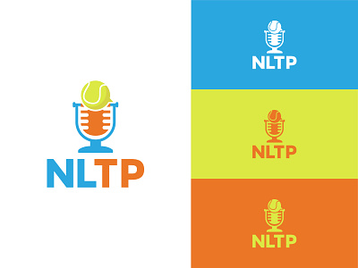 Netherland Tennis Podcast Logo 3d app brand logo branding design graphic design illustration logo modern logo podcast podcast logo typography ui vector