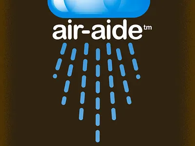 air-aide™ air freshener branding branding design illustration logo typography vector