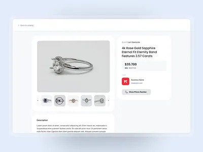 Web Platform - Product View | Stork 3d animation app blender clean crypto dashboard design figma graphic design jewelry motion graphics nft onboarding product shop trade ui ux web design