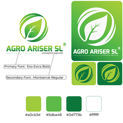 Logo Concept presentation - Agro Company branding design graphic design icon illustration logo typography vector