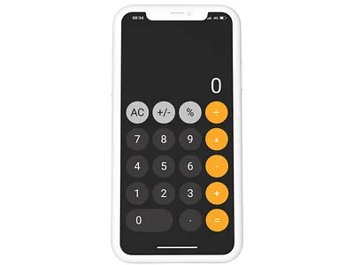 Mobile Calculator Design app branding dailyui design mobile design ui uiux ux