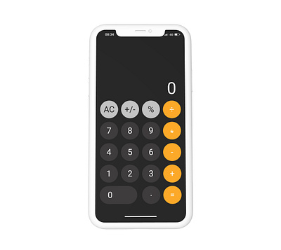 Mobile Calculator Design app branding dailyui design mobile design ui uiux ux