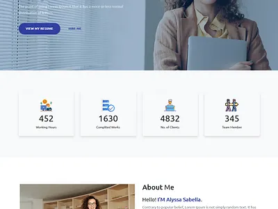 Agroho! | Responsive Portfolio / Resume / CV Template startup