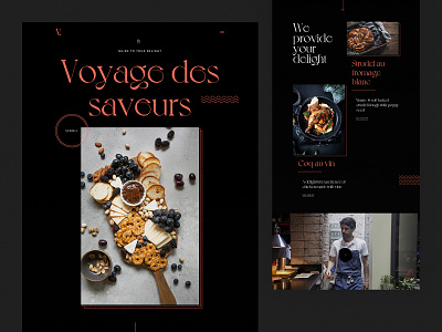 #99 Tasty voyage part 🥳🎉🎉🎉 challenge dark desktop editorial moody red scroll typography voyage