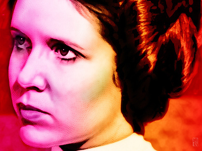 A New Hope amp disney illustrator photoshop portrait star wars