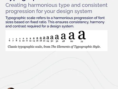Typographic Scale- Principles while designing for web/mobile branding design graphic design typography ui