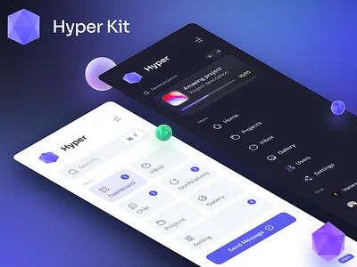 Hyper Kit - Dashboard Design UI (Coming soon ⏳) dashboard design kit ui ux web design