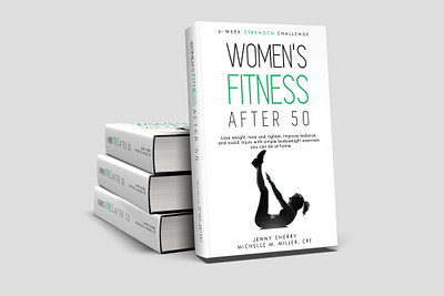 Women's Fitness After 50 Book Cover 3d animation book cover book cover design books branding design ebook cover graphic design illustration kindlecover logo motion graphics ui