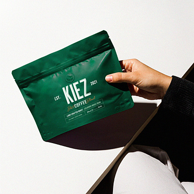 Kiez Coffee Packaging artdirection branding coffeedesign logo package design packaging