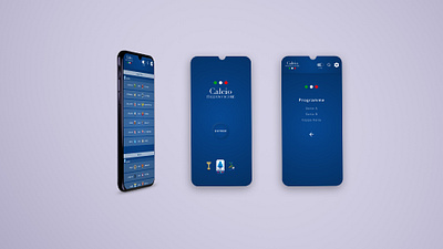 App Mobile - Calcio Score creation design ui