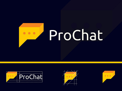 Modern Geometric P Letter Mark Chat App Logo 3d abstract logo brand identity branding chat app chat icon chatbot chatting communication conversation geometric logo message app message logo modern logo p letter design p letter logo p logo p mark talk logo tech logo