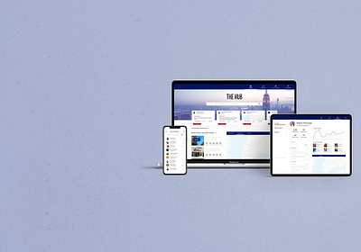 The Hub UI/UX Responsive Design Case Study adobe xd app behance casestudy design mobile responsive ui ux web xd
