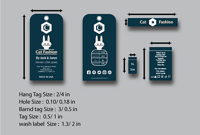 Hang Tag And Care labels price tag animation branding design graphic design hang illustration logo tshirtdesign vector