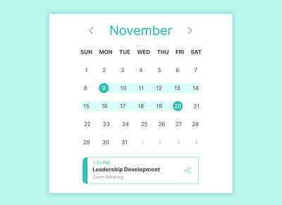 Calendar UI app branding design illustration illustrator cc logo typography ui ux vector