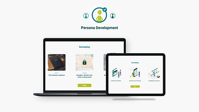 Persona Development - Educational game design figma graphic design ui uiux ux web webdesign