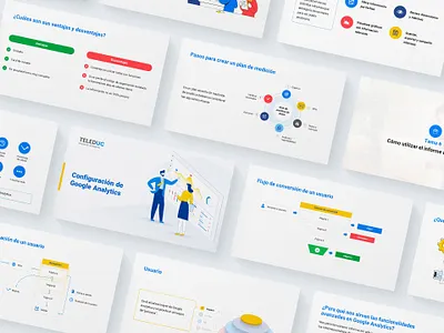 Online Class Slides - Web Analytics Course class course creative design e learning online powerpoint teleduc template uc