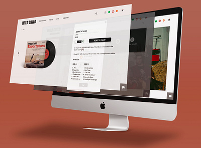 Band Web Design app design graphic design illustration ui ux vector web