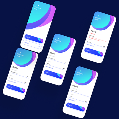 Sign in/ Sign up dailyui design ui ux