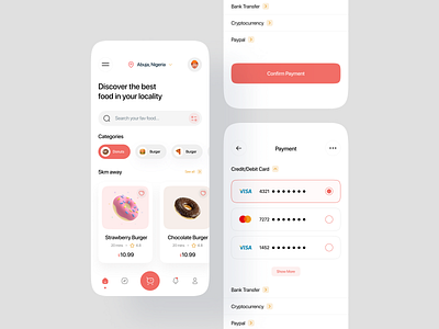 Food App chef app delivery app eat eating food food and drinks food app food delivery services food design food mobile app mobile app restaurant app tracking app ui uiux ux