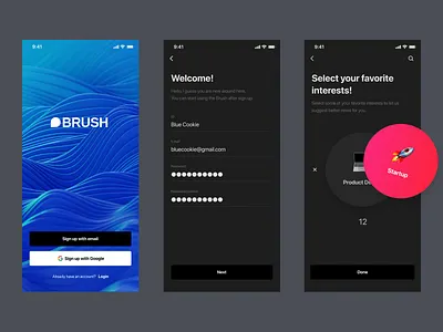 Sign up account app clean dark mode dark theme figma form login mobile registration sign in sign up ui ux