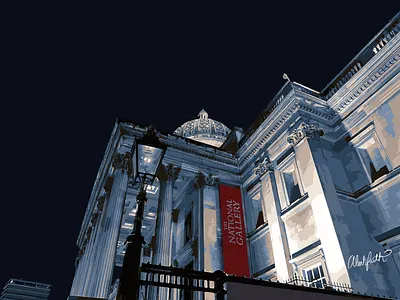 National Gallery, London – A Honeymoon Perspective art artist design digital art digital illustration drawing graphic design illustration illustrations photography photography and art vector