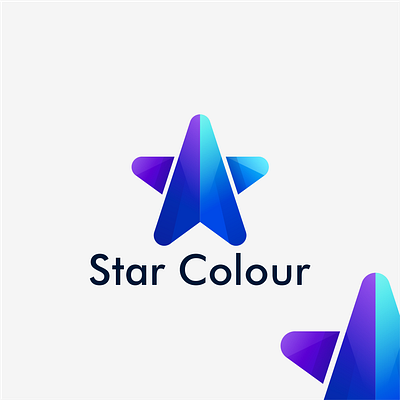 starcolour design logo concept app branding design icon illustration logo typography ui ux vector