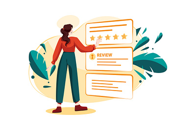 Customer Loyalty Illustration Concept target