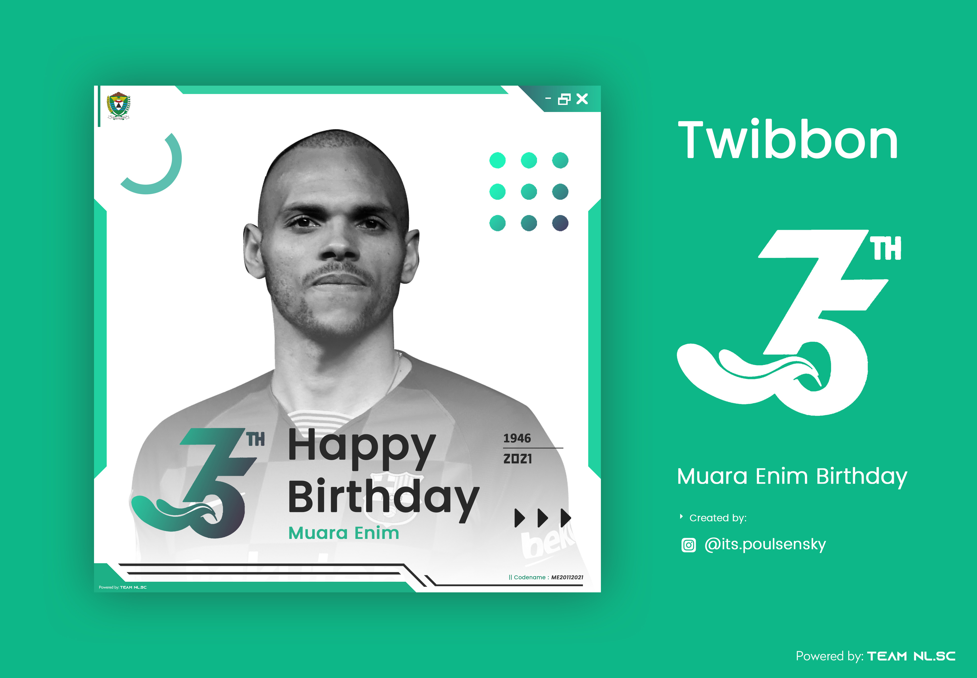 Example of Twibbon Design